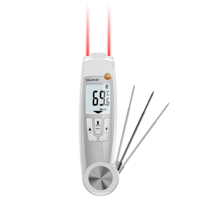 Testo 104-IR BT Infrared/Penetration Thermometer with App Connection