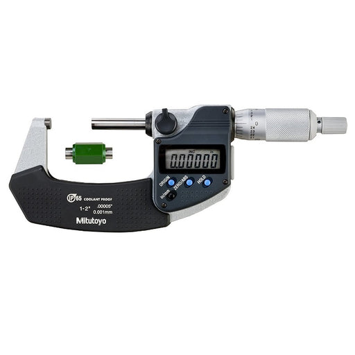 Mitutoyo 293-331-30 Coolant Proof Micrometer, Range 1-2”/25.4-50.8mm - anaum.sa