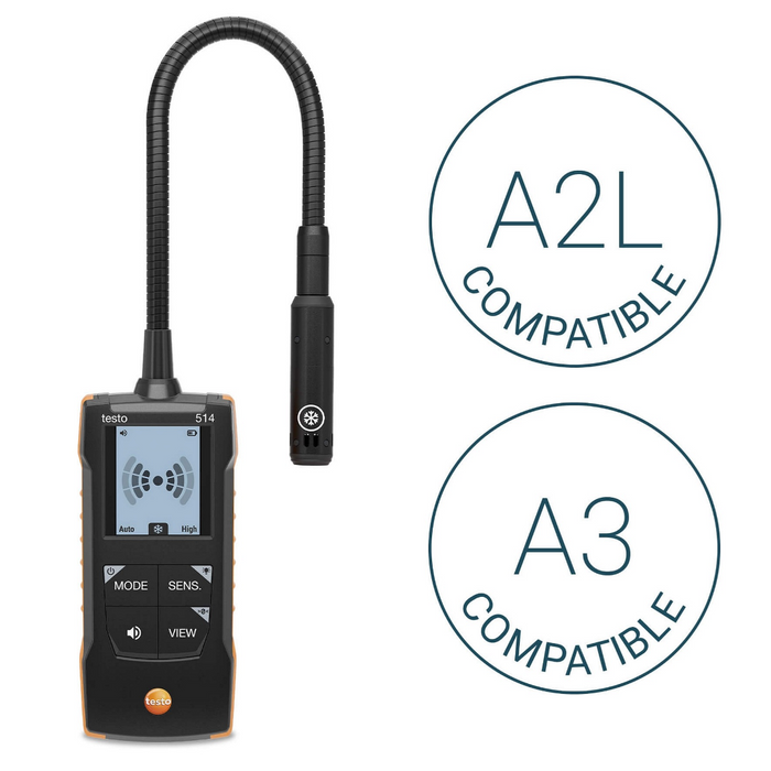 Testo 514 Refrigerant Leak Detector with Flexible Probe