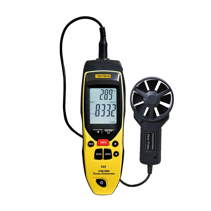 Tekneka 560 CFM/CMM Thermo Anemometer