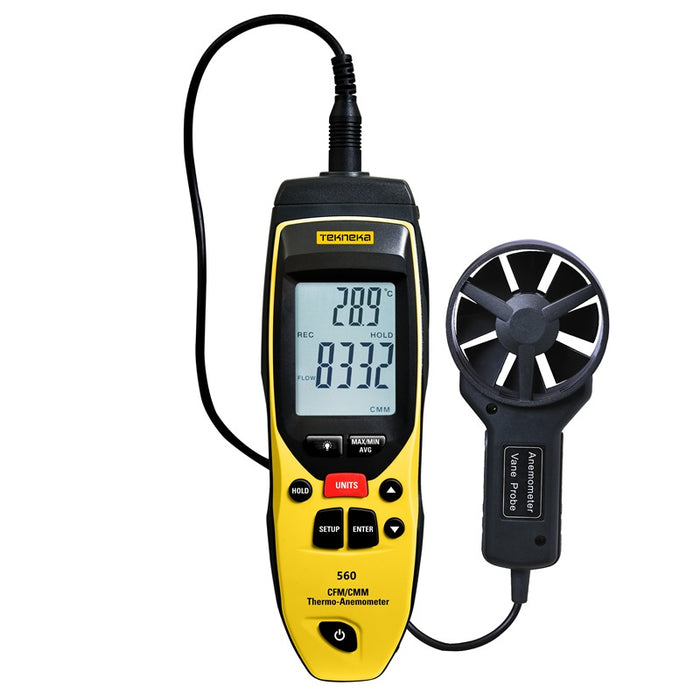 Tekneka 560 CFM/CMM Thermo Anemometer