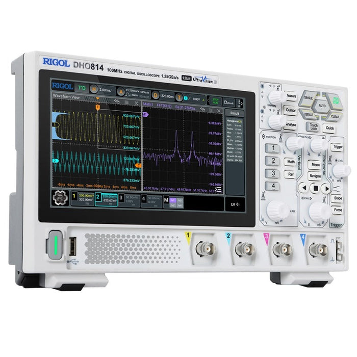 Rigol DHO814 100MHz, 4 Channel Digital Oscilloscope - anaum.sa