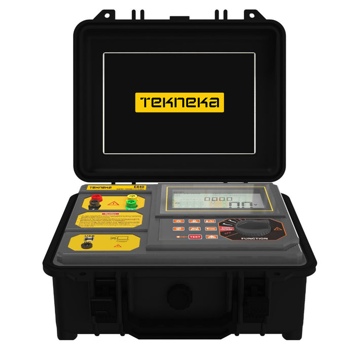 Tekneka E840 Earth Resistance Tester (4 Terminal)