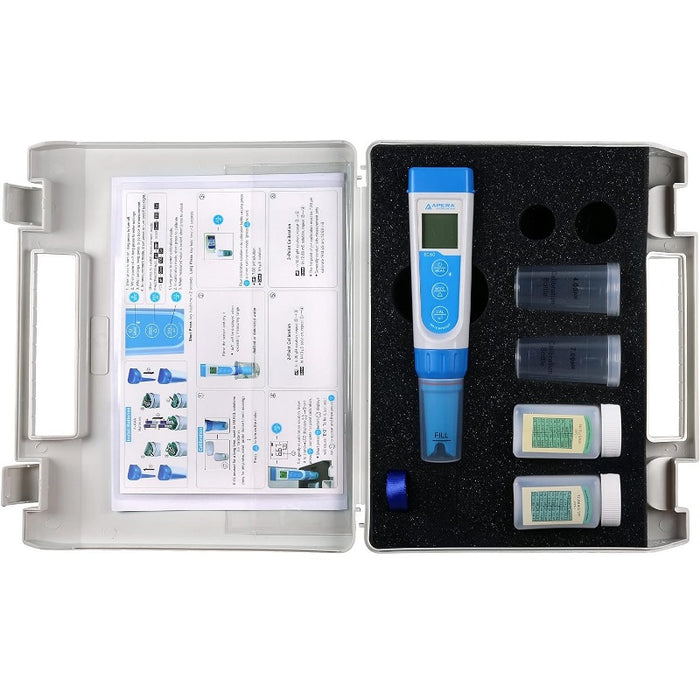Apera EC60 Premium EC/TDS/Salinity Pocket Tester Kit