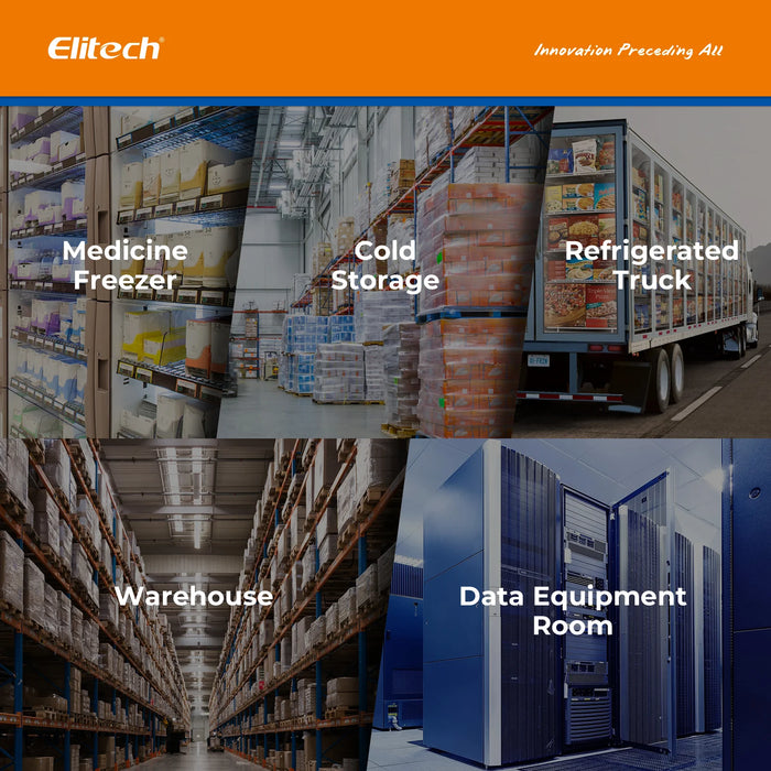 Elitech GSP-6Pro Bluetooth Temperature and Humidity Data Logger, Range -40 to 85°C