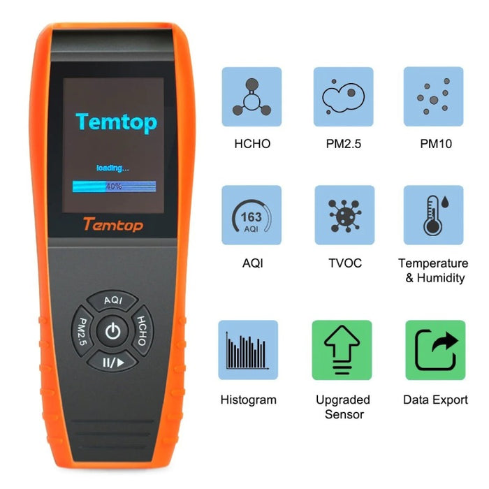 Temtop LKC-1000S+ 2nd AQI Professional Monitor