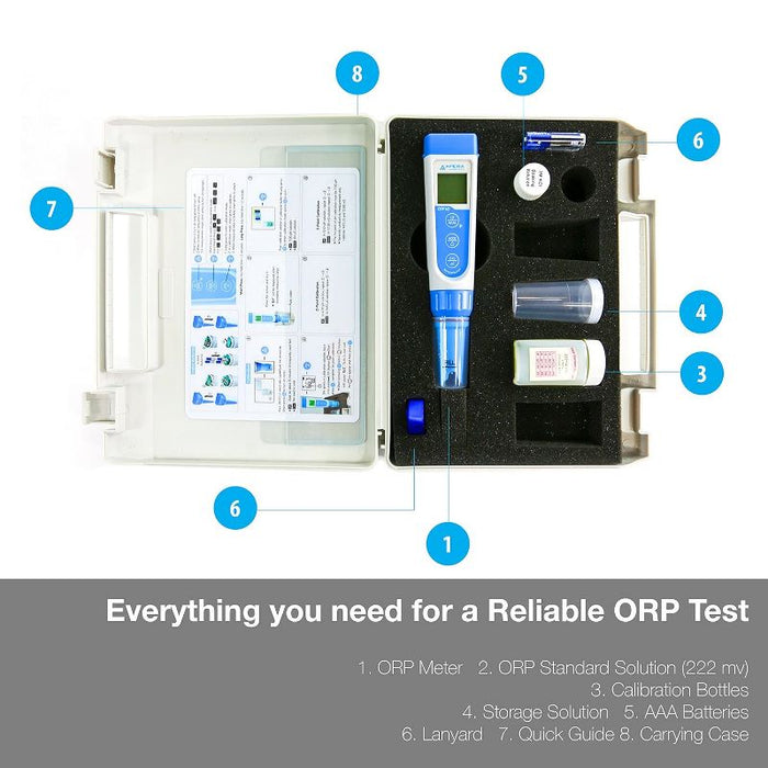 Apera ORP60 Premium ORP Pocket Tester Kit