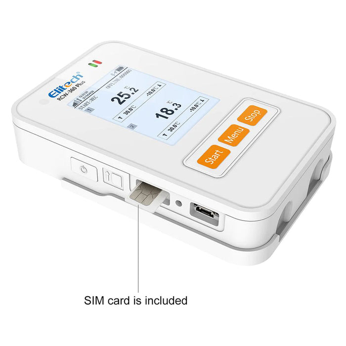 Elitech RCW-360Plus-WG-DC-EN Temperature & Humidity Datalogger