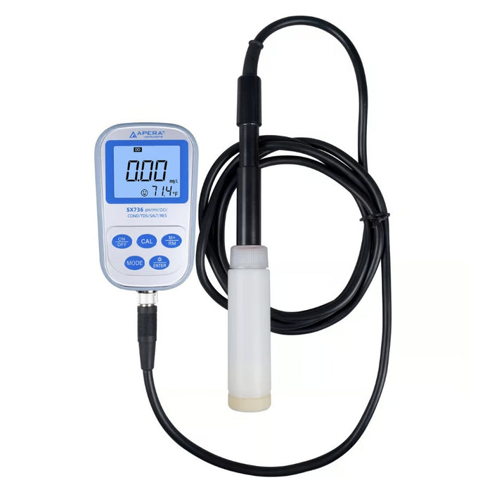 Apera SX736 7-in-1 Portable pH/Conductivity/DO Meter Kit