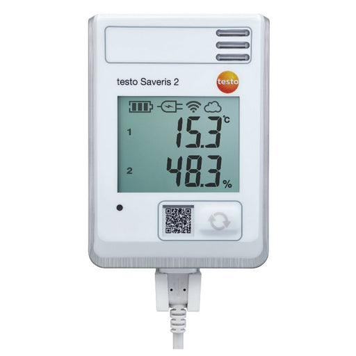 Testo Saveris 2-H1 WiFi Data Logger with Integrated Temp and Humidity Probe - anaum.sa