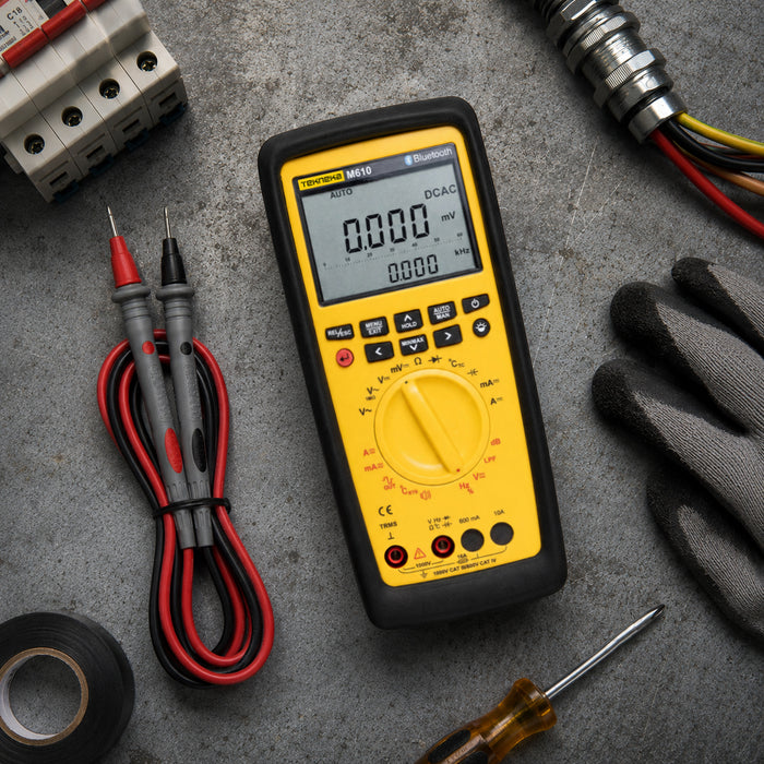 Tekneka M610 TRMS Digital Multimeter (Bluetooth)