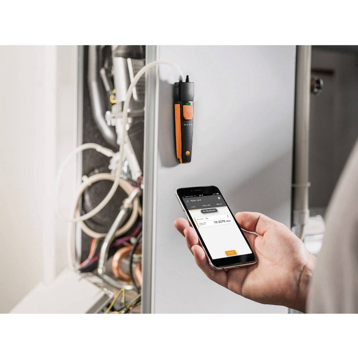 Testo 510i Differential Pressure Measuring Instrument With Smartphone Operation - anaum.sa