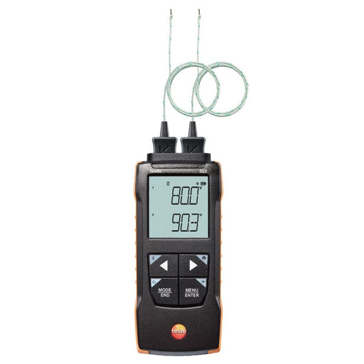 Testo 922 Differential Temperature Measuring Instrument For TC Type K With App Connection - anaum.sa