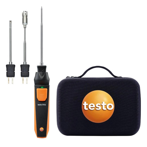 Testo 915i Temperature Kit Thermometer With Temperature Probes And Smartphone Operation - anaum.sa