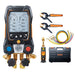 Testo 557s Smart Digital Manifold With Wireless Vacuum, Clamp Temperature Probes, And Hose Filling Set With 4 Hoses - anaum.sa