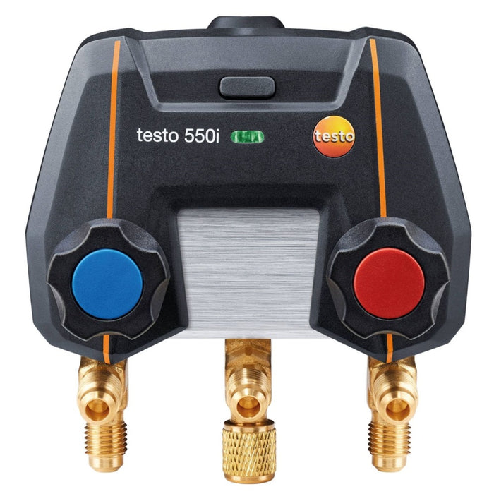 Testo 550i Smart Kit - App Controlled Digital Manifold With Wireless Clamp Temperature Probes (NTC) - anaum.sa