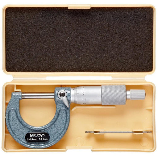 Mitutoyo 103-137 : Outside Micrometer Range 0-25mm - anaum.sa