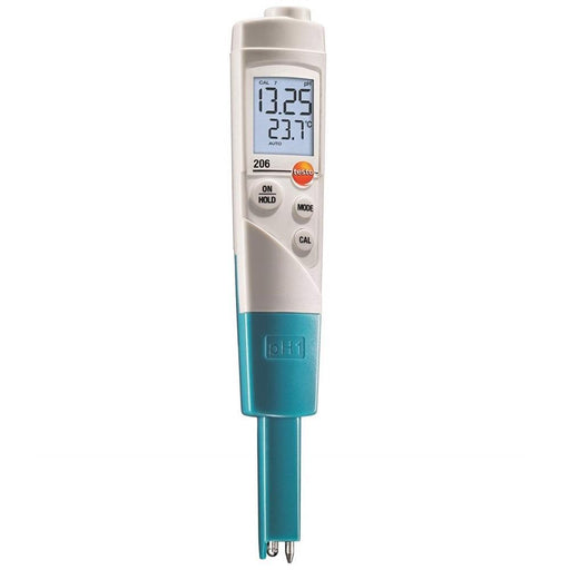 Testo 206-pH1 : pH/Temperature Measuring Instrument for Liquids - anaum.sa
