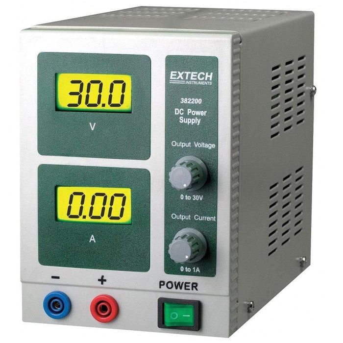 Extech 382200: 30V/1A Single Output DC Power Supply - anaum.sa