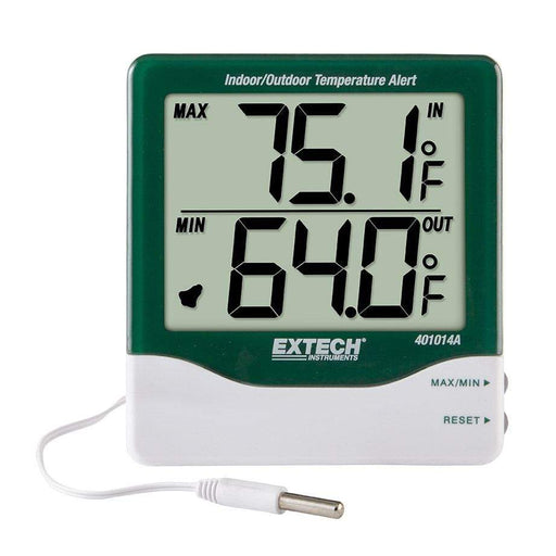 Extech 401014A: Big Digit Indoor/Outdoor Temperature Alert - anaum.sa
