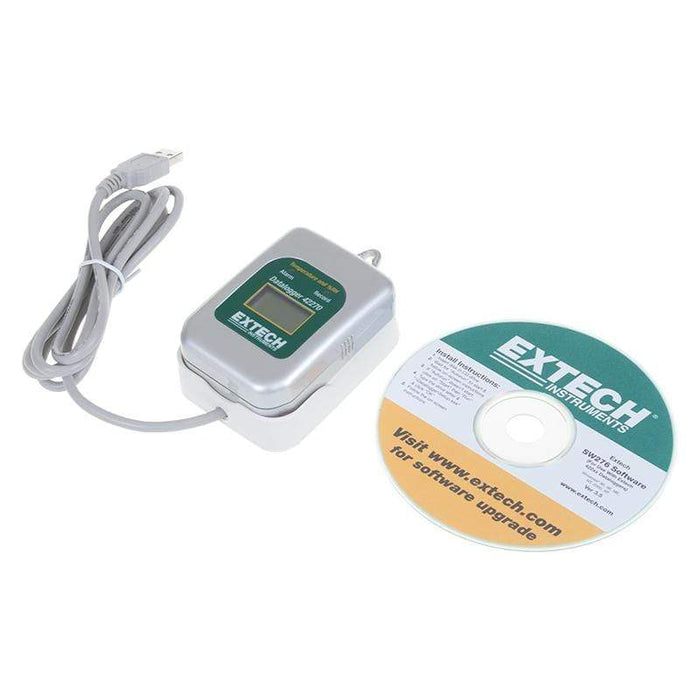 Extech 42275: Temperature/Humidity Datalogger Kit with PC Interface - anaum.sa
