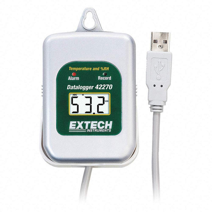 Extech 42275: Temperature/Humidity Datalogger Kit with PC Interface - anaum.sa