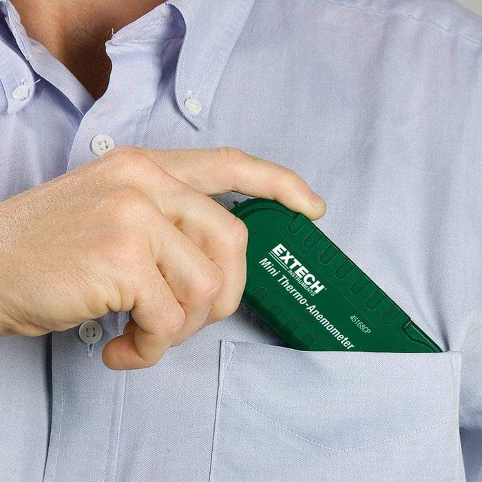 Extech 45168CP: Mini Thermo-Anemometer with Built-in Compass | Anaum.sa.com