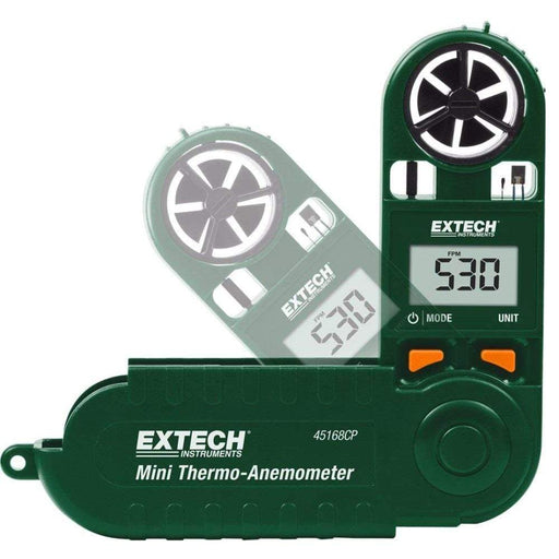 Extech 45168CP: Mini Thermo-Anemometer with Built-in Compass - anaum.sa