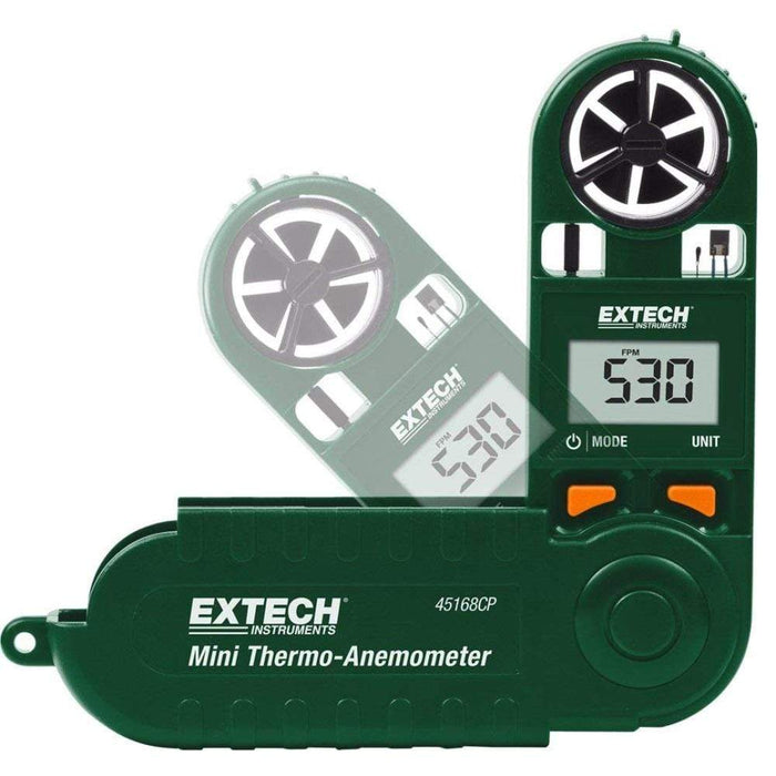 Extech 45168CP: Mini Thermo-Anemometer with Built-in Compass - anaum.sa