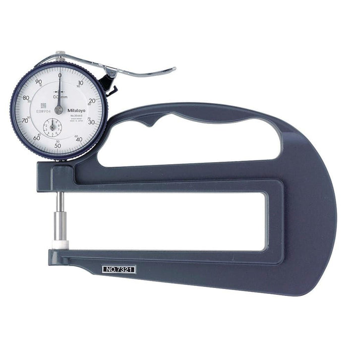 Mitutoyo 7321 : Dial Thickness Gauge, 0-10mm - anaum.sa