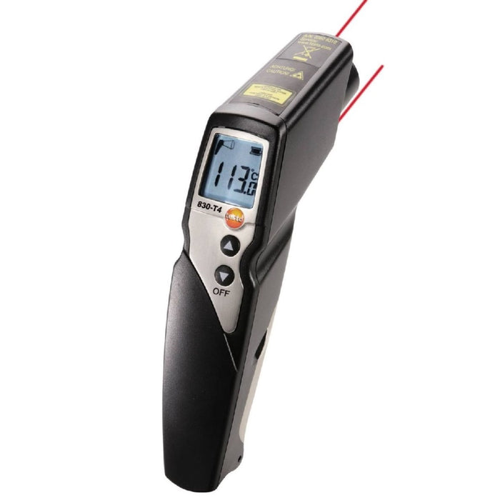 Testo 830-T4 : Infrared thermometer, 2-Point Laser, 30:1 Optics - anaum.sa