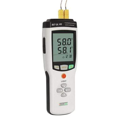 Besantek BST-DL103 : 2-Channel Thermocouple Thermometer Datalogger - anaum.sa