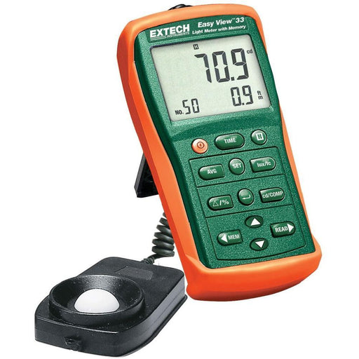 Extech EA33: EasyView Light Meter with Memory - anaum.sa