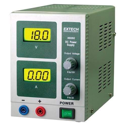 Extech 382202: 18V/3A Single Output DC Power Supply - anaum.sa