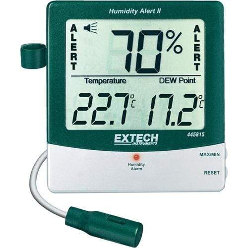 Extech 445815: Hygro-Thermometer Humidity Alert with Dew Point - anaum.sa