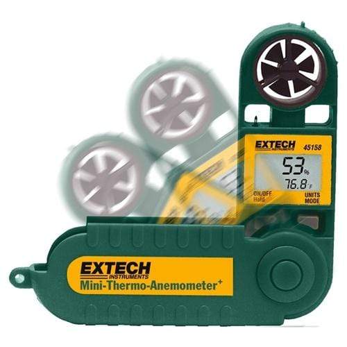 Extech 45158: Mini Thermo-Anemometer with Humidity - anaum.sa