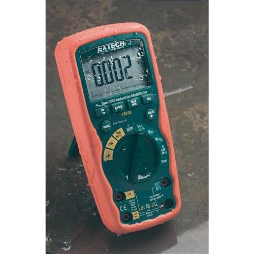 Extech EX520: 11 Function Heavy Duty True RMS Industrial MultiMeter - anaum.sa
