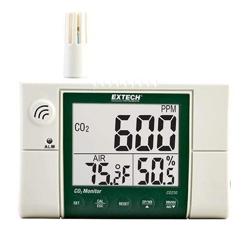 Extech CO230: Indoor Air Quality, Carbon Dioxide (CO2) Monitor - anaum.sa
