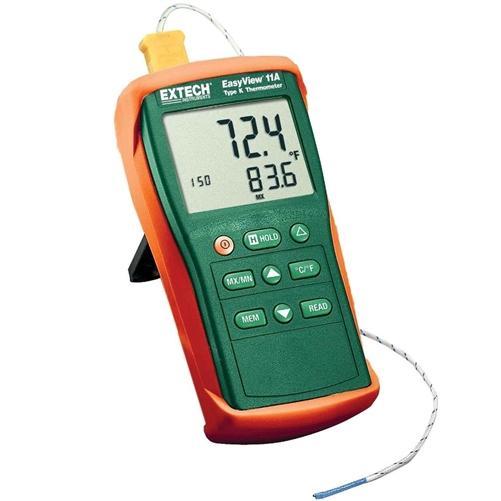 Extech EA11A: EasyView Type K Single Input Thermometer - anaum.sa