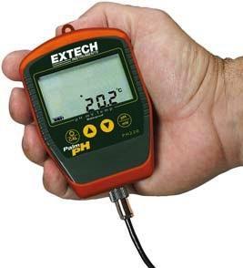 Extech PH220-C: Waterproof Palm pH Meter with Temperature - anaum.sa