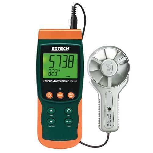 Extech SDL300: Metal Vane Thermo-Anemometer/Datalogger - anaum.sa
