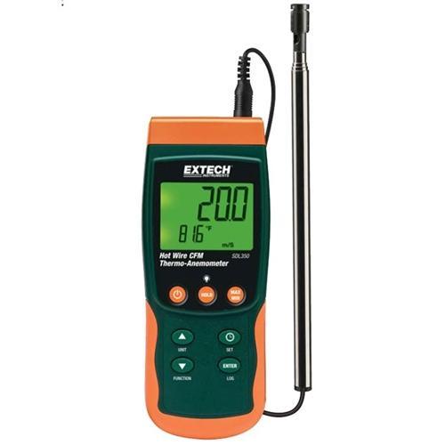 Extech SDL350: Hot Wire CFM Thermo-Anemometer/Datalogger - anaum.sa