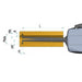 Kroeplin H220 Mechanical Internal Measuring Gauge, Range 20-40mm - anaum.sa