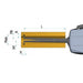 Kroeplin H440 Mechanical Internal Measuring Gauge, Range 40-90mm - anaum.sa