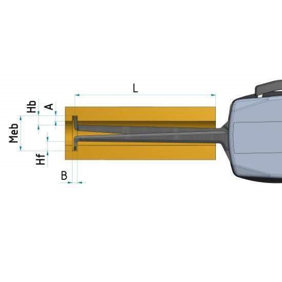 Kroeplin H470 Mechanical Internal Measuring Gauge, Range 70-120mm - anaum.sa