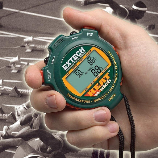 Extech HW30: HeatWatch Humidity/Temperature Stopwatch - anaum.sa