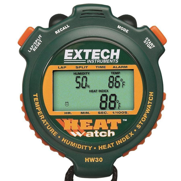 Extech HW30: HeatWatch Humidity/Temperature Stopwatch - anaum.sa