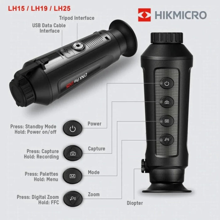 HIKMICRO LYNX Pro LH15 Handheld Thermal Monocular Camera - anaum.sa