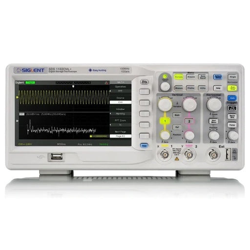 Siglent SDS1102CML+ 100MHz Digital Oscilloscope - anaum.sa