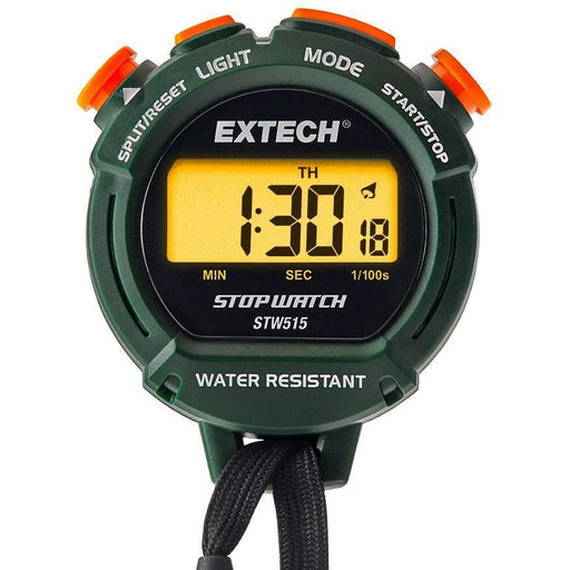 Extech STW515 : Stopwatch/Clock with Backlit Display - anaum.sa